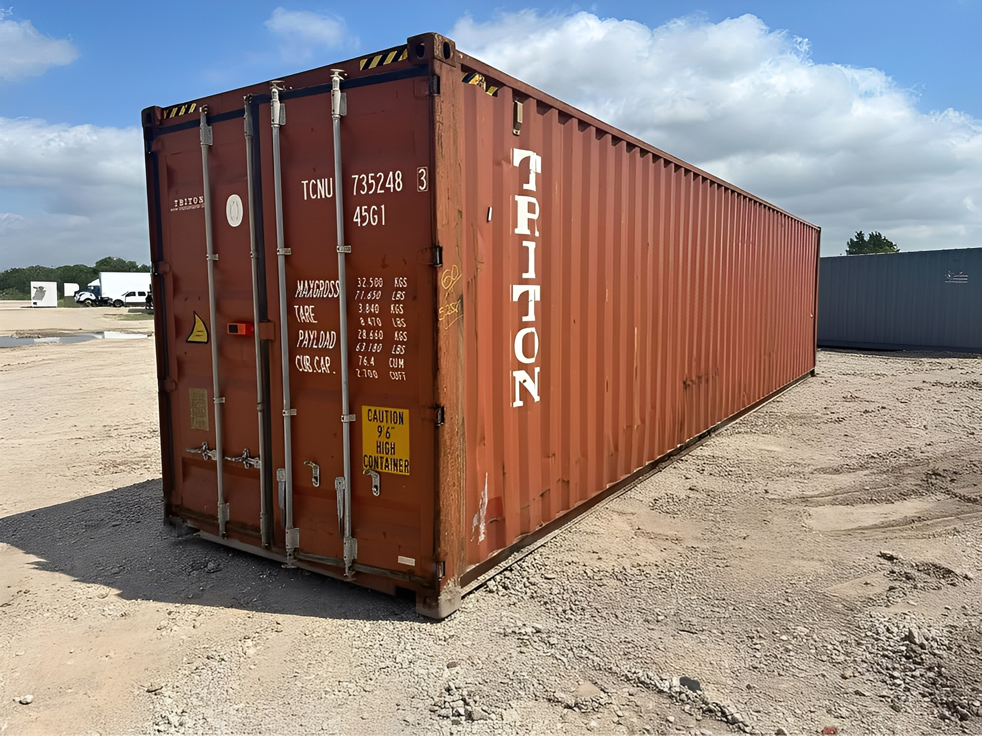 40Ft Used Shipping Container High Cube - Image 3