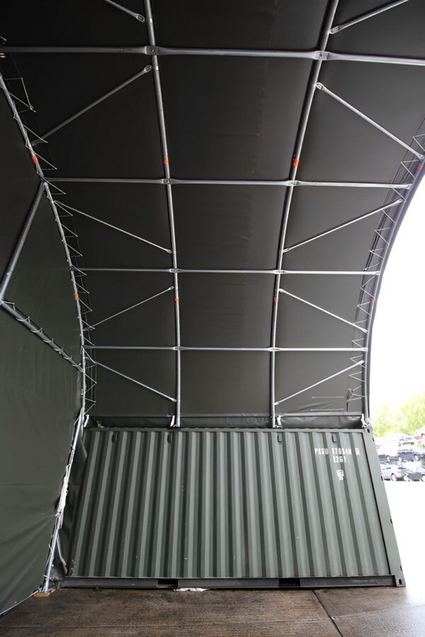 20 x 20ft Container Shelter (6 x 6m) Shade Cloth PVC - Image 4