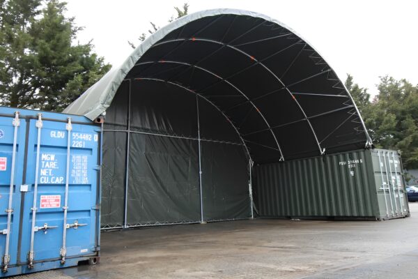 20 x 20ft Container Shelter (6 x 6m) Shade Cloth PVC - Image 6